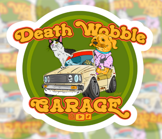 Charlie & Diddle Death Wobble Sticker